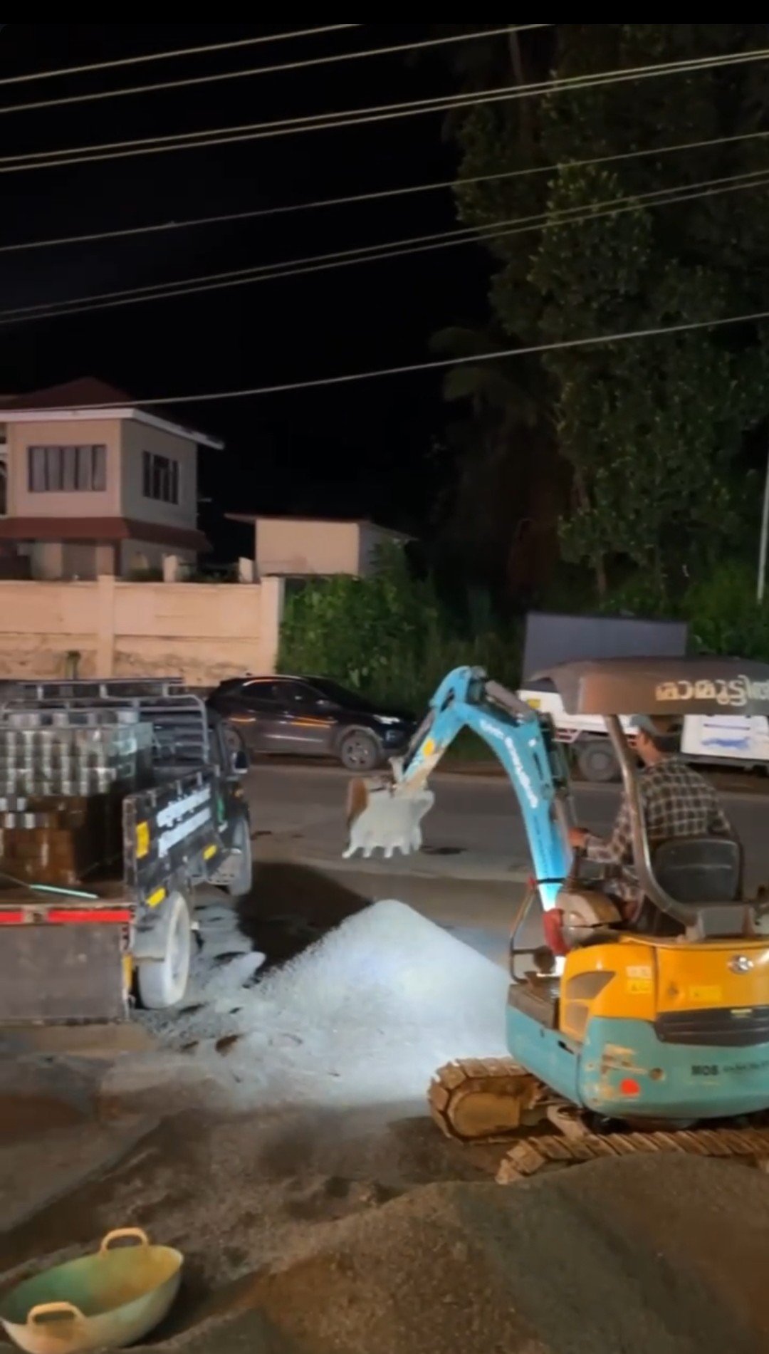 Night Excavation Operations